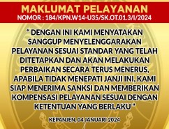 Maklumat Pelayanan